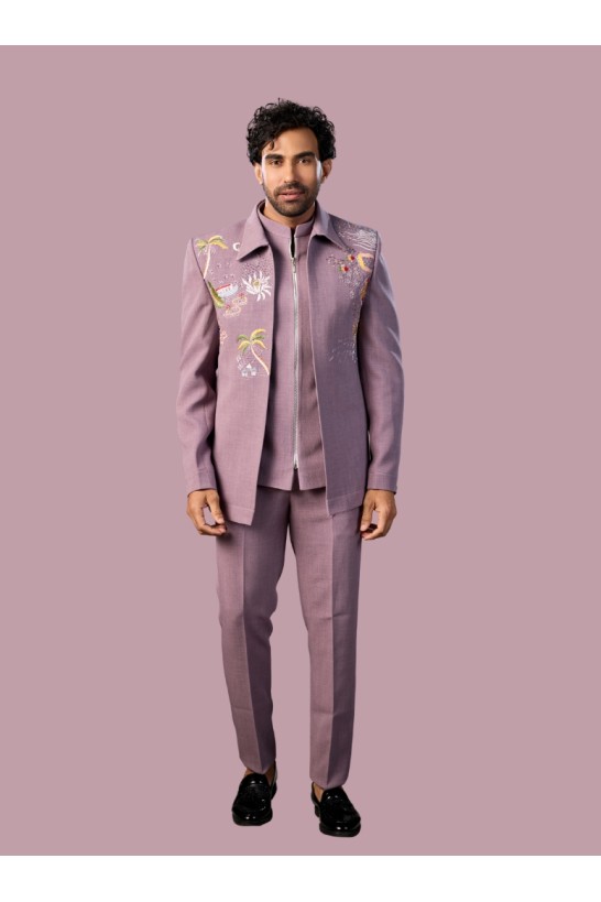 DUSTY PINK JODHPURI 